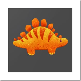 Cute Stegosaurus Design Posters and Art